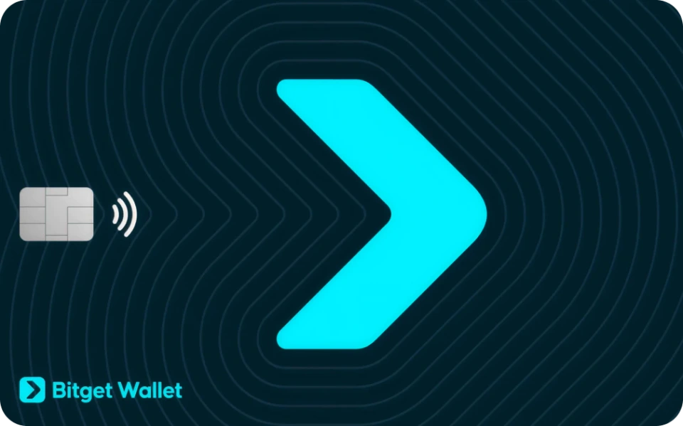 Bitget Wallet Card 品牌卡面示意