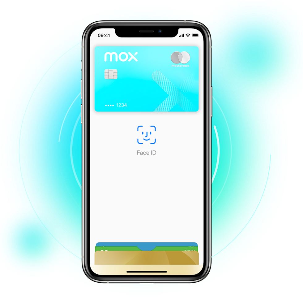 Mox Card 电子借记卡，Mastercard · 官方电子钱包卡面