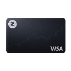 ZA Card Visa 借记卡，Visa Debit · StockBack 黑色卡面
